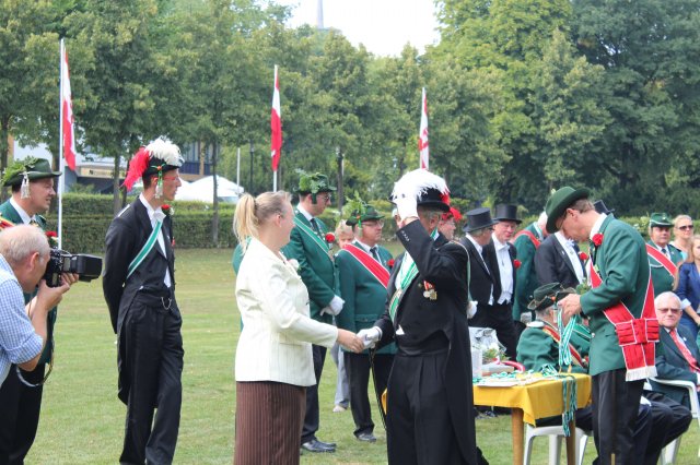 Antreten auf der Paradewiese