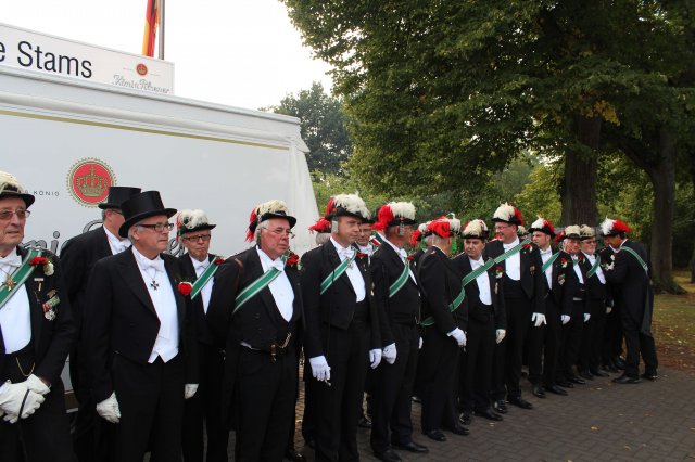 Emfang H.G. Egerlandt und Vereidigung S. Loskamp