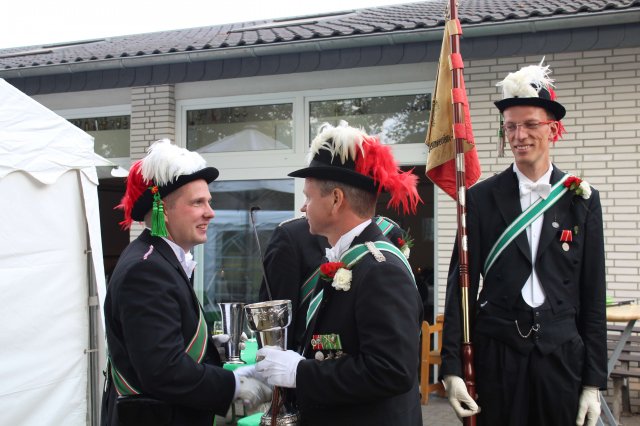 Emfang H.G. Egerlandt und Vereidigung S. Loskamp